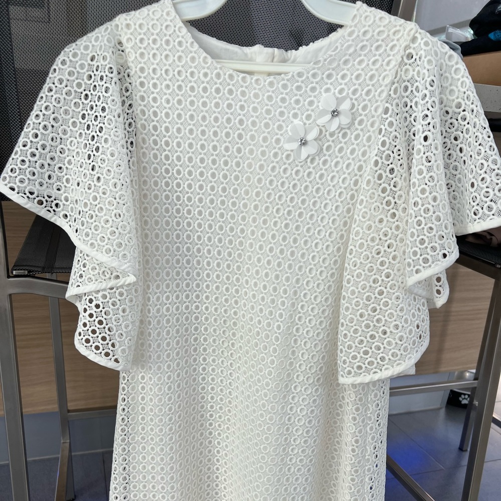Abel & Lula beautiful white dress for pre teen size 12